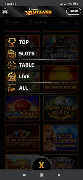 Casino Intense Mobile